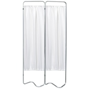 OMNIMED 2 Section Beamatic Privacy Screen with Vinyl Panels, White 153052-10